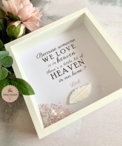 heaven frame with feather